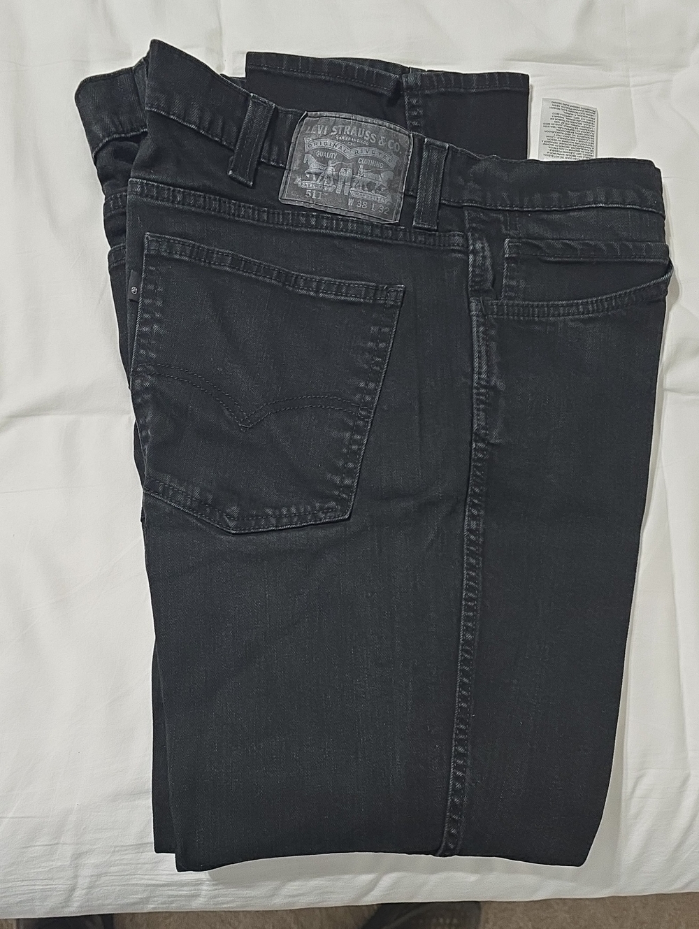 Levi's Black Slim Straight Men’s Jeans